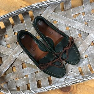 Coach driving moccasin loafer size 8 green